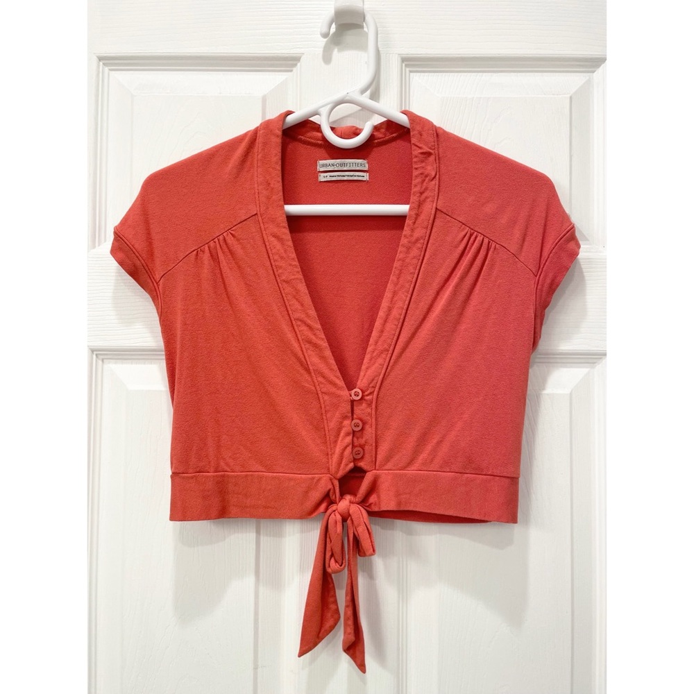 Urban Outfitters Tie Front Crop Top